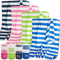 Sfee 2 in 1 Microfiber Beach Towel, Quick Dry Towel Travel Camping Towel Super Absorbent Compact Lightweight Sports Gym Towels Set for Beach, Gym, Hiking, Pool, Backpacking, Bath, Yoga by Sfee