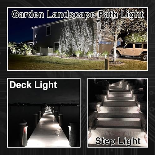 12V T5 T10 Wedge Base 2W 6000K Daylight White 194 921 LED Bulb, 10 Pack - Image 4