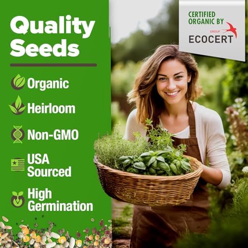HOME GROWN 15 Organic Herb Seeds 2500+ Assortment Indoor Outdoor Planting - Image 2