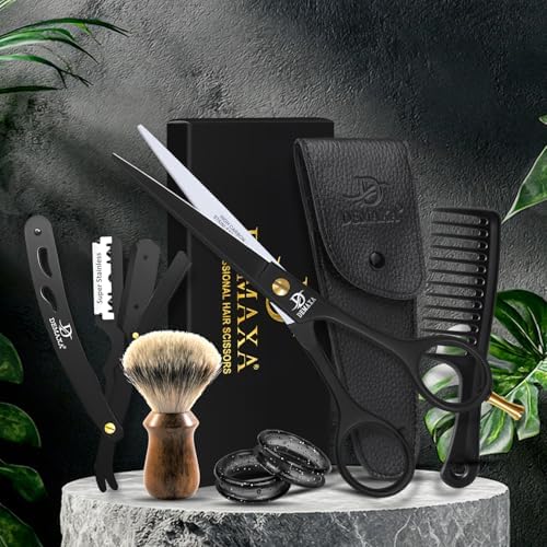 DEMAXA Professional Hair Scissors 6.5 Inch - Premium High Carbon Stainless Steel Barber Salon Hair Shears for Haircut Scissors - Ergonomic Design Super-Sharp Hair cutting Shears Blades - Image 7