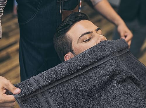 Utopia Towels Bleach Proof Salon Towels, Pack of 12, 16x27 in, Dark Grey - Image 5