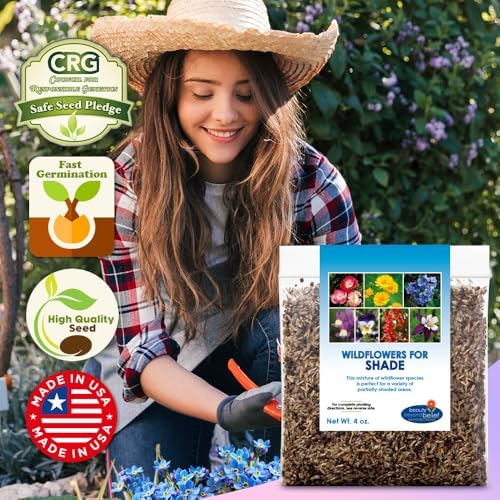 BBB Seed Partial Shade Wildflower Seeds Mix, Bulk 4 oz, Non-GMO Flowers (Pack of 2) - Image 4
