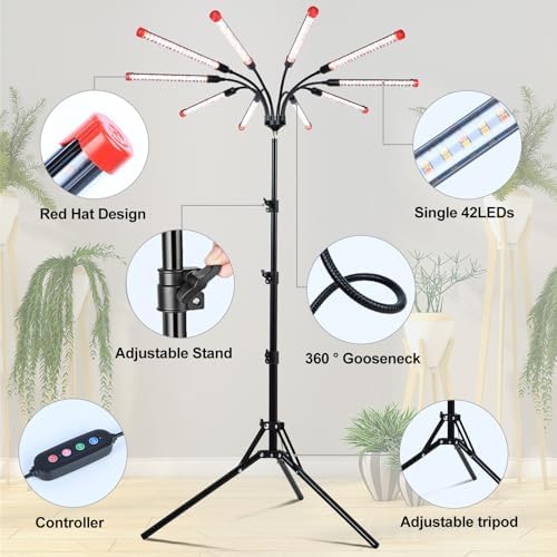 Grow Light with Stand for Tall and Large Indoor Plants - Image 5