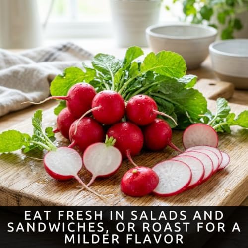 100 Cherry Belle Radish Seeds | Fast Growing Vegetable Seeds for Planting - Image 3