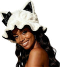 Satin Lined Sleep Bonnet for Women, Teddy Plush Hair Bonnet, Silk Wrap for Curly & Braided Hair, Anti-Frizz Night Cap by Etcial
