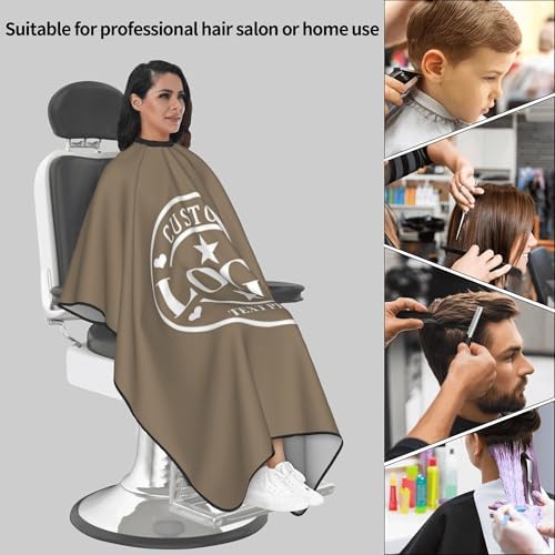 Custom Barber Cape Customized Haircut Capes Logo Text Photo Salon Hairdressing Apron for Home and Barbershop - Image 7