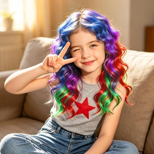 10PCS Temporary Hair Color for Kids, Non-Sticky Washable Hair Dye for Girls, Boys, Teens, Women & Men, Natural Instant Color Wax for Daily Fun, Cosplay, Halloween & Christmas Party - Image 4