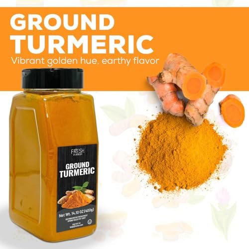Fresh Finest Ground Turmeric Powder, Kosher & Non-GMO, 400G (14.1oz) - Image 3