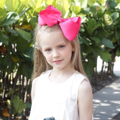 Oaoleer 40Pcs 8" Hair Bows Clips for Girls Tolddler Hair Accessories - Image 3