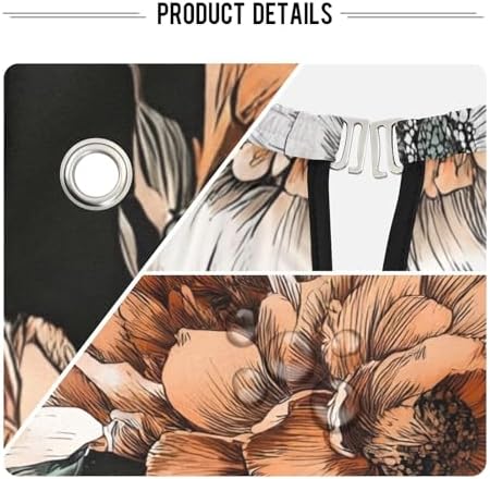 ALAZA Vintage Modern Floral Flower Barber Cape for Men Women, Waterproof Haircut Apron Beard Shaving Bib Hair Cutting Cloth 55 x 65 Inch - Image 4
