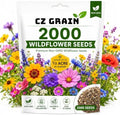 Garden Seeds for Planting, 2,000 Wildflower by CZGrain