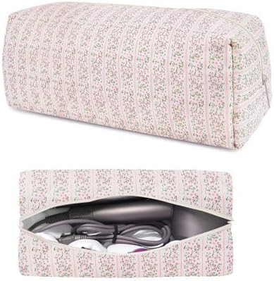 Hair Tools Travel Carrying Bag, Quilted Floral Bag for Shark Flexstyle by darkswan
