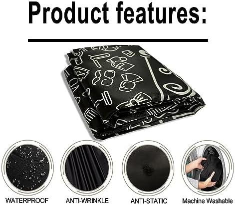 Pelocapa Barber Cape for Men Hair Salon Cape with Snaps Waterproof Professional Hairdresser Designer Cape Gown- 63”× 56” - Image 5