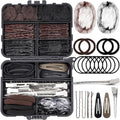 Teenitor 163psc Hair Accessories Kit, Bobby Pins Hair Pins Hair Net Hair Clips and Hair Ties Hair Bands, Hair Kit for Dances Ballet Competition with Hair Accessories Organizer by PERFECTYOURBEAUTY
