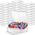 Jetec 30 Pieces Small Clear Plastic Storage Box, 5 x 4 x 1.3 Inch by Jetec