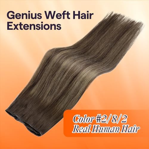 Full Shine Genius Weft Hair Extensions Human Hair 16 Inch 50G - Image 2