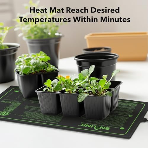 BN-LINK 10" x 20.75" Seedling Heat Mats for Seed Starting Plant Germination - Image 6