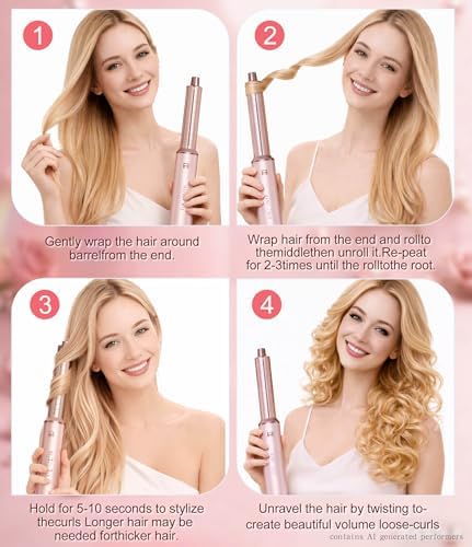 Dryhsip 5 in 1 Hair Styler & Wrap Air Curler, Low-Speed Hair Tools - Image 7