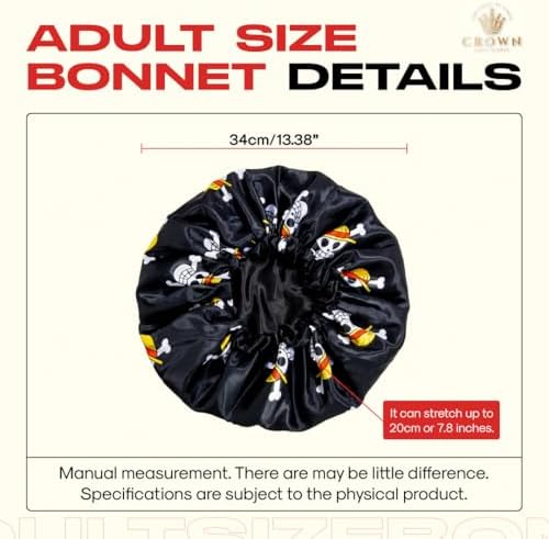Silky Design Bonnet with Elastic Soft Band Adjustable Women and Men Bonnets for Sleeping Comfortable Satin Fabric (BlackOp) - Image 5