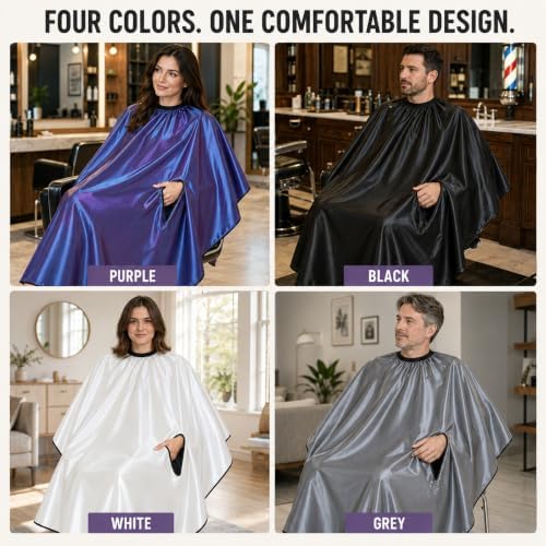 Hair Cut Hairdressing Cape Cloth Apron Stretch Out Hand Waterproof Salon Barber Gown 57 x 63 - Image 5