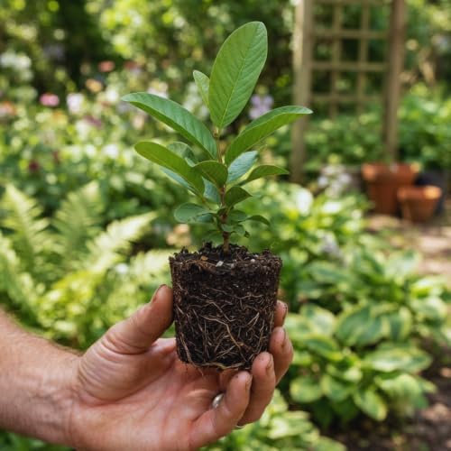 Pink Guava Tree Plant Live, Edible Fruit Tree, 5-7 Inch Tall - Image 5