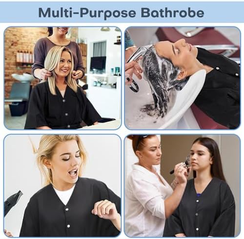 Noverlife Hair Salon Smocks Cape for Clients, Salon Client Gown Robes Cape - Image 7