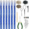 Hair Tinsel Kit With Tool Fairy Glitter Tinsel Hair Extensions for Girls by YUUYEEHAIR