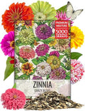 Seed Needs Zinnia Seeds Original Crazy Blend 5,000 Seeds Heirloom Bulk Pack by SeedNeeds