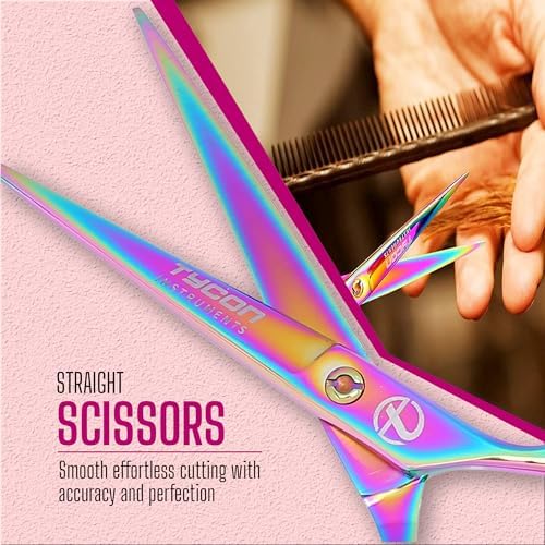 Tycon Hair Cutting Scissors Professional 6.5" – Japanese Stainless Steel, 2.7" Razor Edge Blade Barber Scissors – Ergonomic design - Precision Hair Scissors for Smooth Cutting - Salon & Personal Use - Image 3