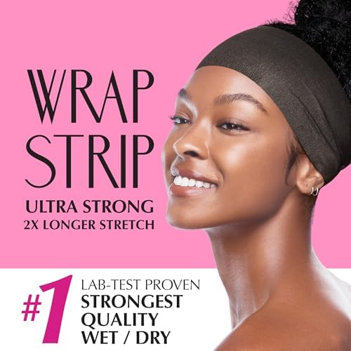 Red by Kiss Wrap Strip, Ultra Strong 2X Longer Stretch, 44 Strips Lab-Test Proven Strongest Quality for Wet/Dry Hair - Image 4