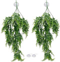 2pcs Reptile Plants for Bearded Draded Tank Accessories, Terrarium Plants Artificial Decor for Snake Cage, Fake Plant for Leopard Gecko Habitat, Lizard Chameleon Ball Pythons (Group B2) by MEPHANReptilePlantsforTankAccessories