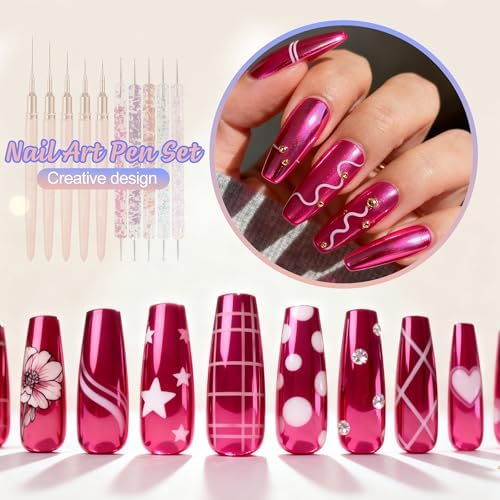 Artdone Nail Art Pens And Brushes Set With Liner Paint Dotting Tools - Image 2