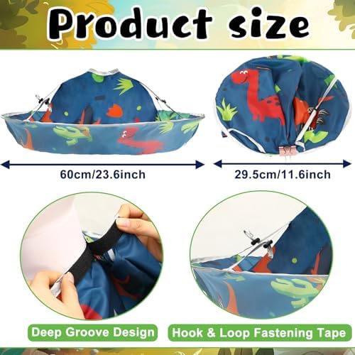 FEBSNOW Kids Hair Cutting Cape Adjustable Haircut Cape Umbrella for Child - Image 2