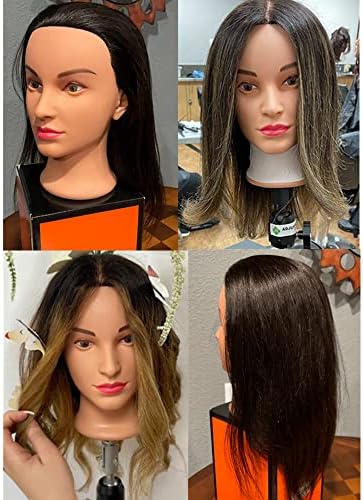 Hairingrid Mannequin Head 20"-22" 100% Human Hair Training Manikin Head - Image 6