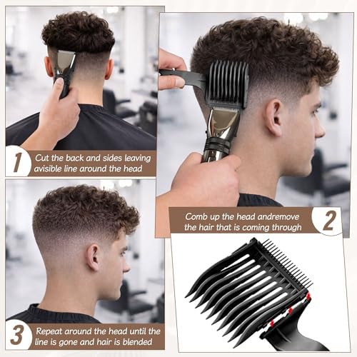 4-in-1 Detachable Fade Comb Set - Image 7