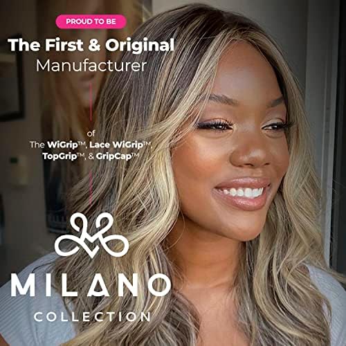 Milano Adjustable Elastic Wig Band with Hooks for Secure Fit & Comfort for Wigs and Lace Front Wigs - Wig Strap, Headband, & Wig Grip Accessories, Tan - Image 6