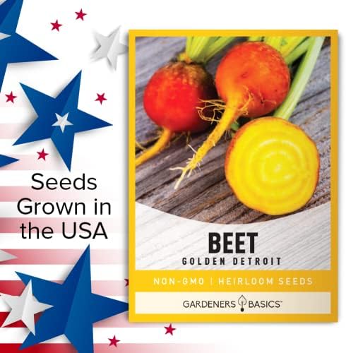 Gardeners Basics Golden Detroit Beet Seeds for Planting, Heirloom, 2 Grams - Image 6