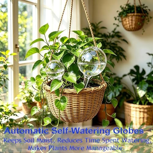 Plant Automatic Watering Devices, Clear Plastic Plant Self-Watering Bulb - Image 2
