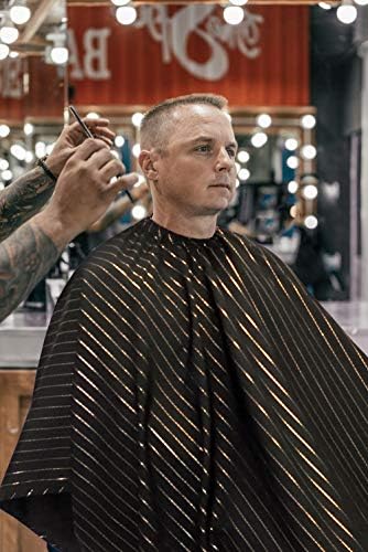 Barber Strong The Barber Cape Haircut Cover for Men, Hair Repelling and Static-Reducing Material, Water Resistant Fabric - Image 2