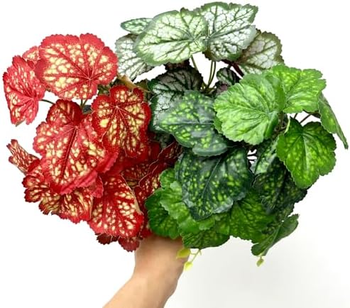 5 Pc Reptile Plants & Habitat Decor Kit - 3 Artificial Plants & Large 3.3ft Jungle Vine Branch, Amphibian Habitat Hideout Decor Accessories for Crested Gecko, Bearded Dragon, Lizard, Snake,Hermit Crab - Image 2