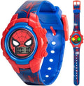 Marvel Spider-Man Kids Watches – Digital Display, Interactive Features, Adjustable Strap, Vibrant Spider-Man Graphics, Durable for Active Kids by Accutime