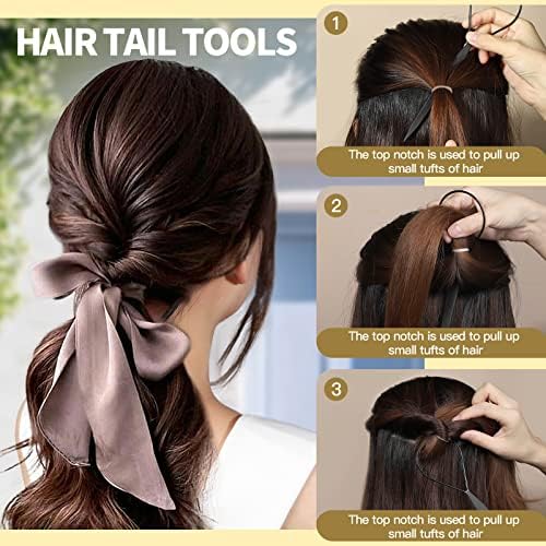 YGDZ Hair Ties, 1500pcs Mini Elastic Hair Bands with Organizer Box, Clear Hair Ties, Hair Accessories Set for Girls, Women, Neutral Colors - Image 6
