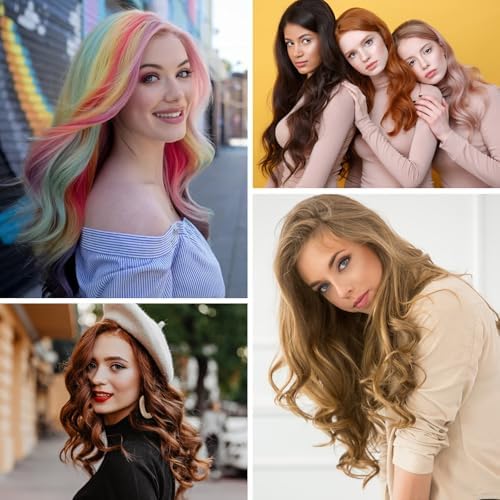 MUIIGOOD 25Pcs 32mm Hairpieces Snap Clips U Shape Wig Clips for Hair Extensions Making Wig Accessories Set Tools (Black) - Image 6
