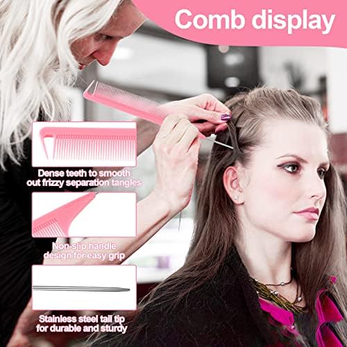 SWEET VIEW 3Pcs Slick Back Hair Brush - Image 5