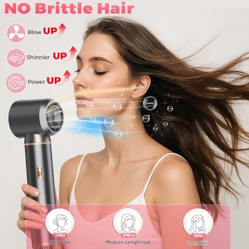5-in-1 Hot Air Styler, Hair Dryer Brush with Auto-Wrap Curlers - Image 4