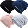 SATINIOR 4 Pcs Satin Lined Sleep Cap by SATINIOR