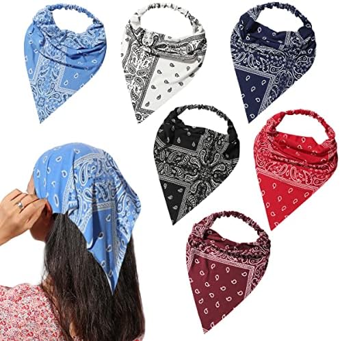 Vercret Hair Scarf Headband for Women,Boho Bandana Pretied Elastic Kerchief by Vercret