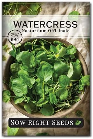 Sow Right Seeds - Watercress Seed for Planting Perennial Water Cress by SowRightSeeds