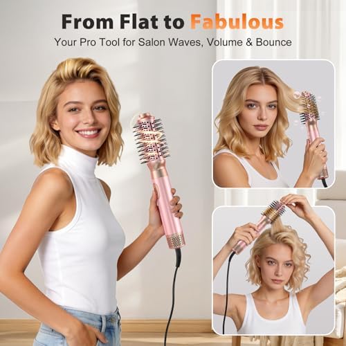 Hair Dryer Brush, 5-in-1 Detachable Multi Hot Air Styler for All Occasions - Image 5