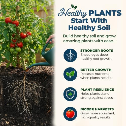 Organic Plant Magic Fertilizer & Plant Food for House Plants & Garden 1lb - Image 4